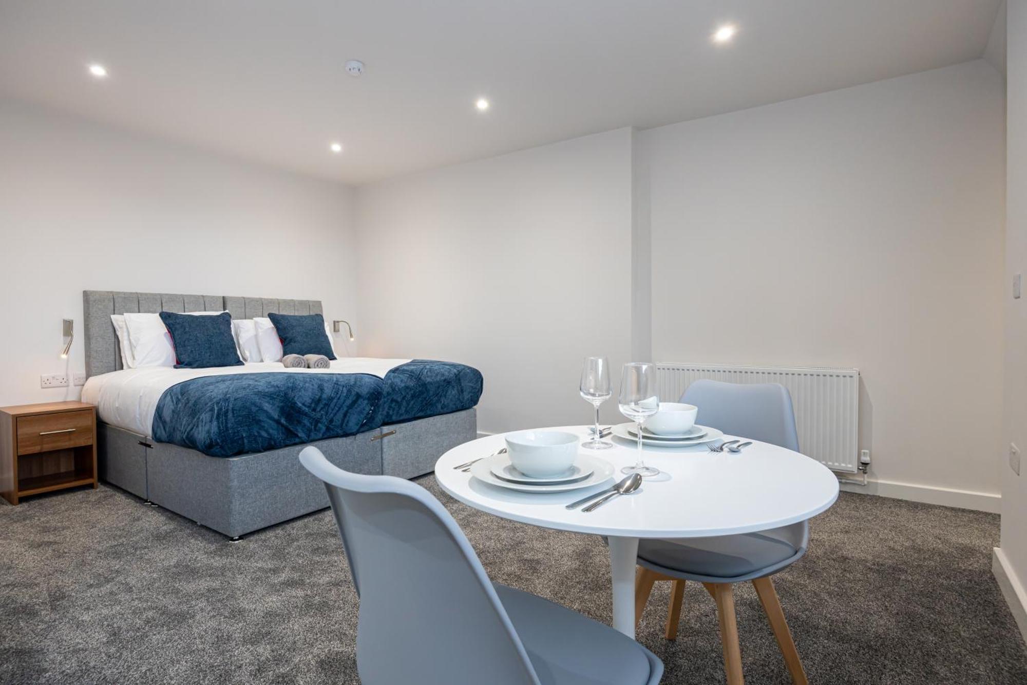 Morecambe Bay Studio Flats Free Parking Beach Front Buitenkant foto